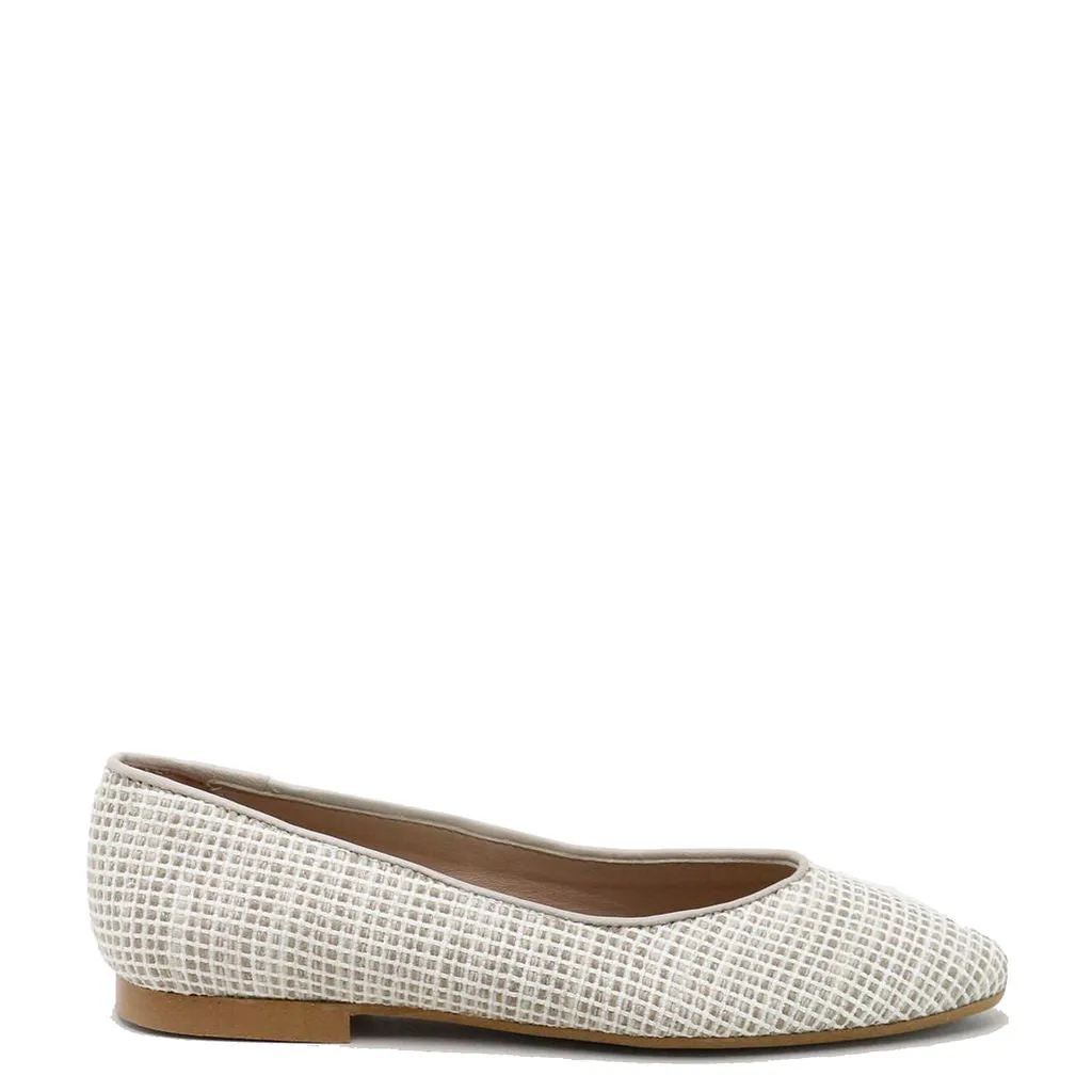 Papanatas Taupe Weave V Flat