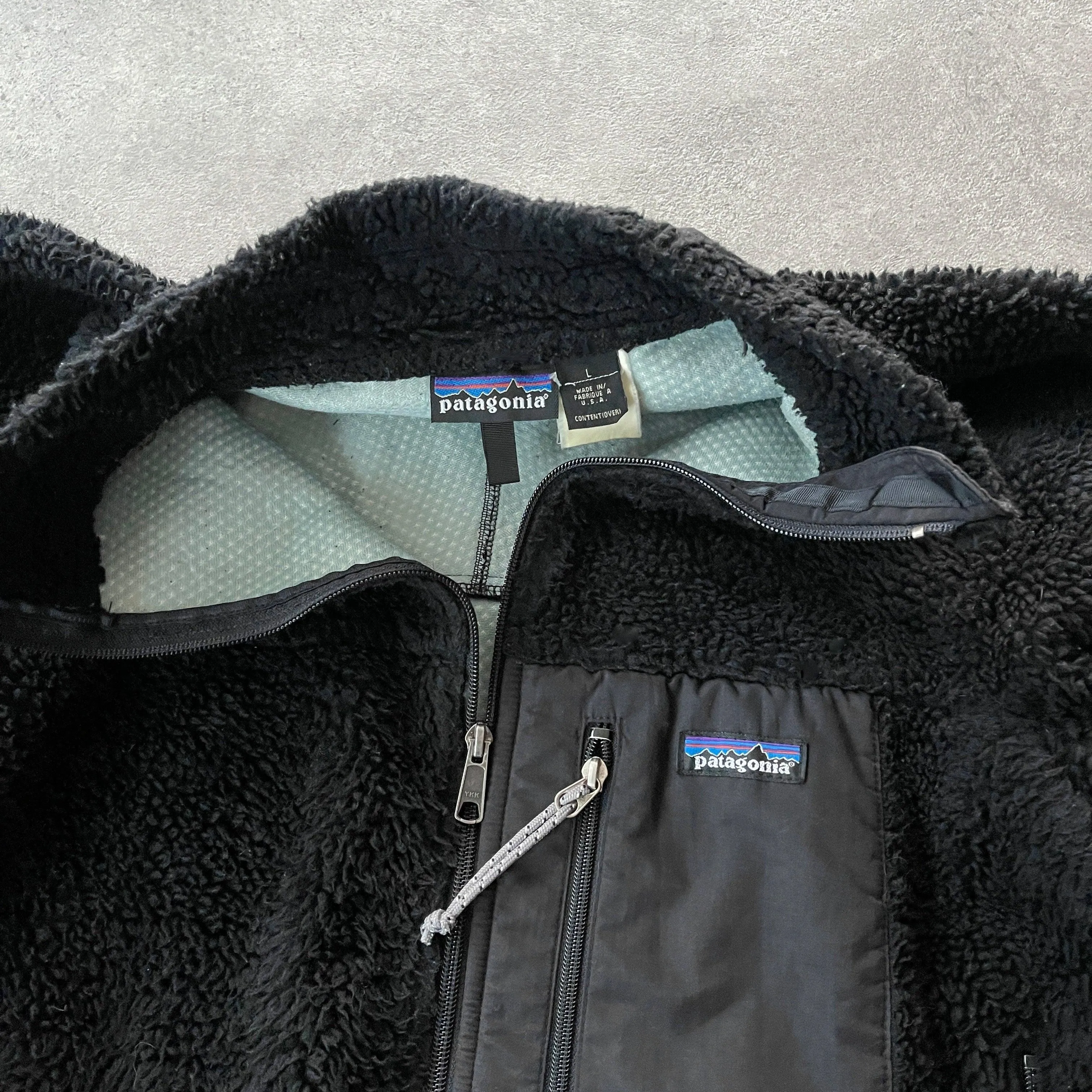 Patagonia 2000 retro Polartec sherpa fleece jacket (L)