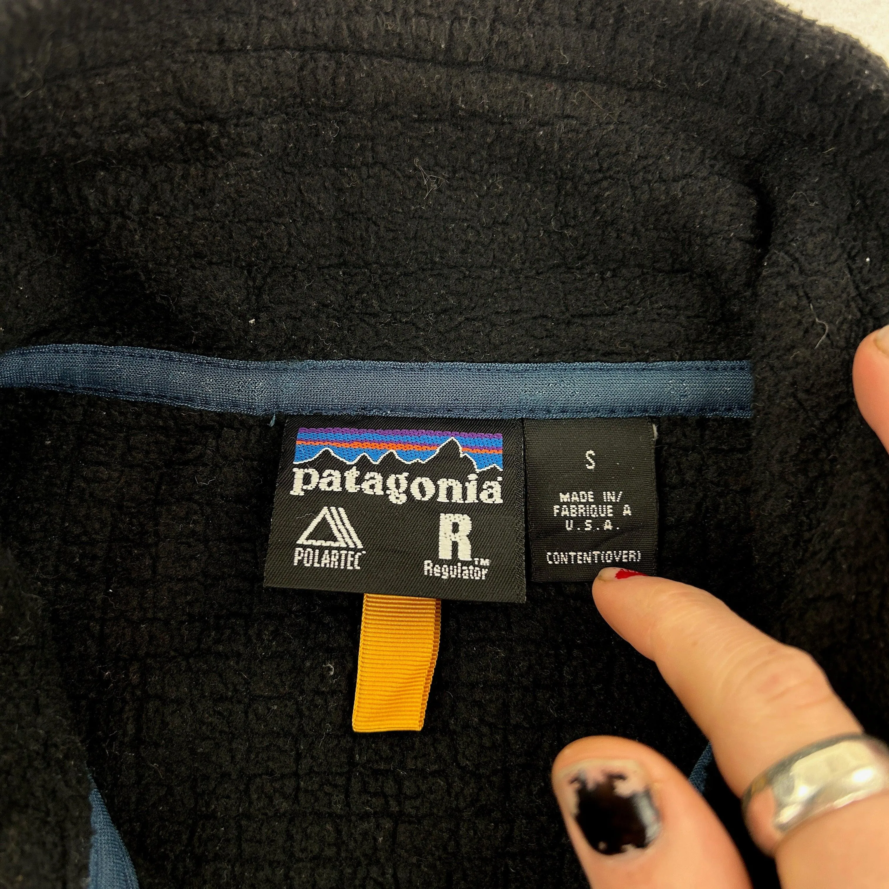 Patagonia Vintage Zip Fleece Small.