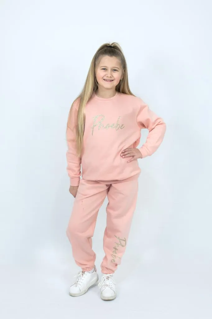 Personalised Dusty Pink Tracksuit