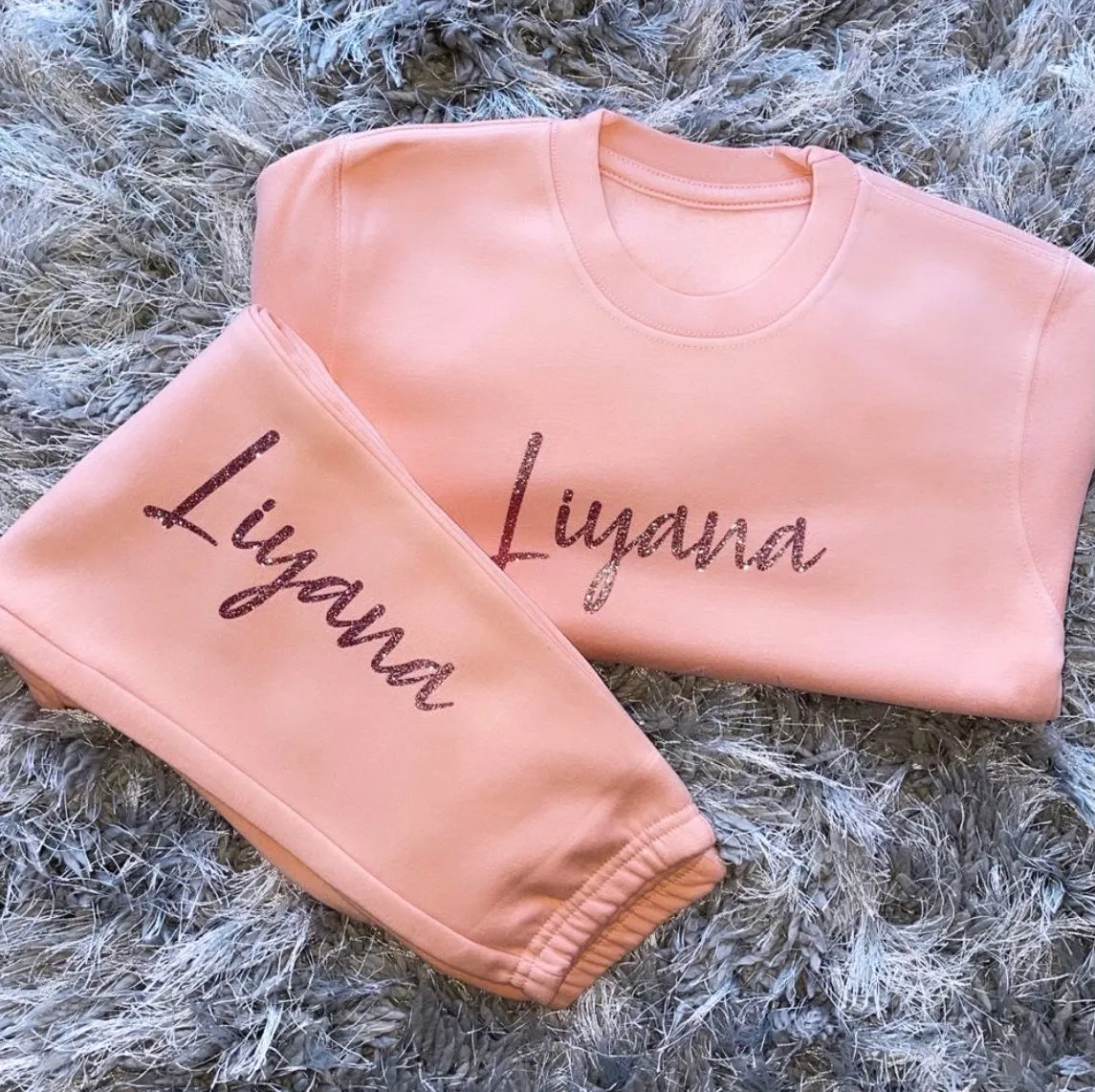 Personalised Dusty Pink Tracksuit