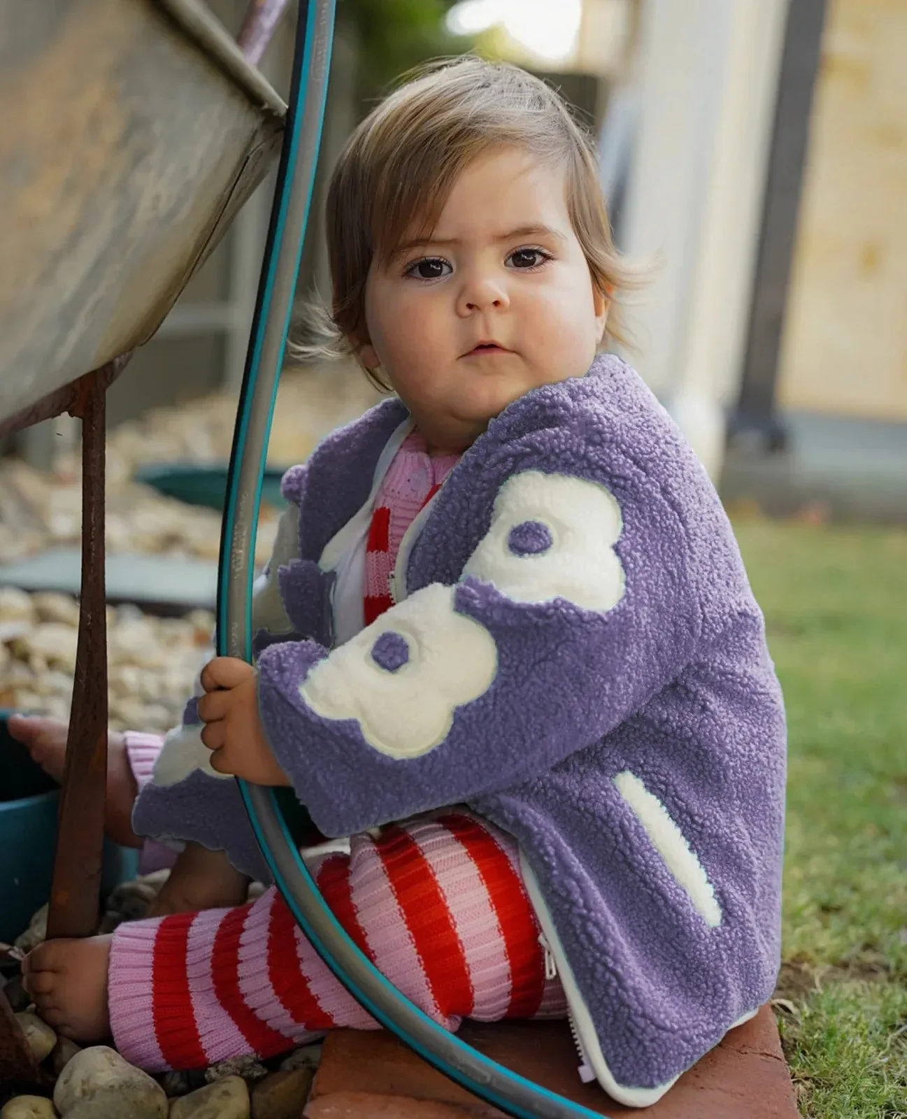 Pip + Lenny Lilac Cosy Coat