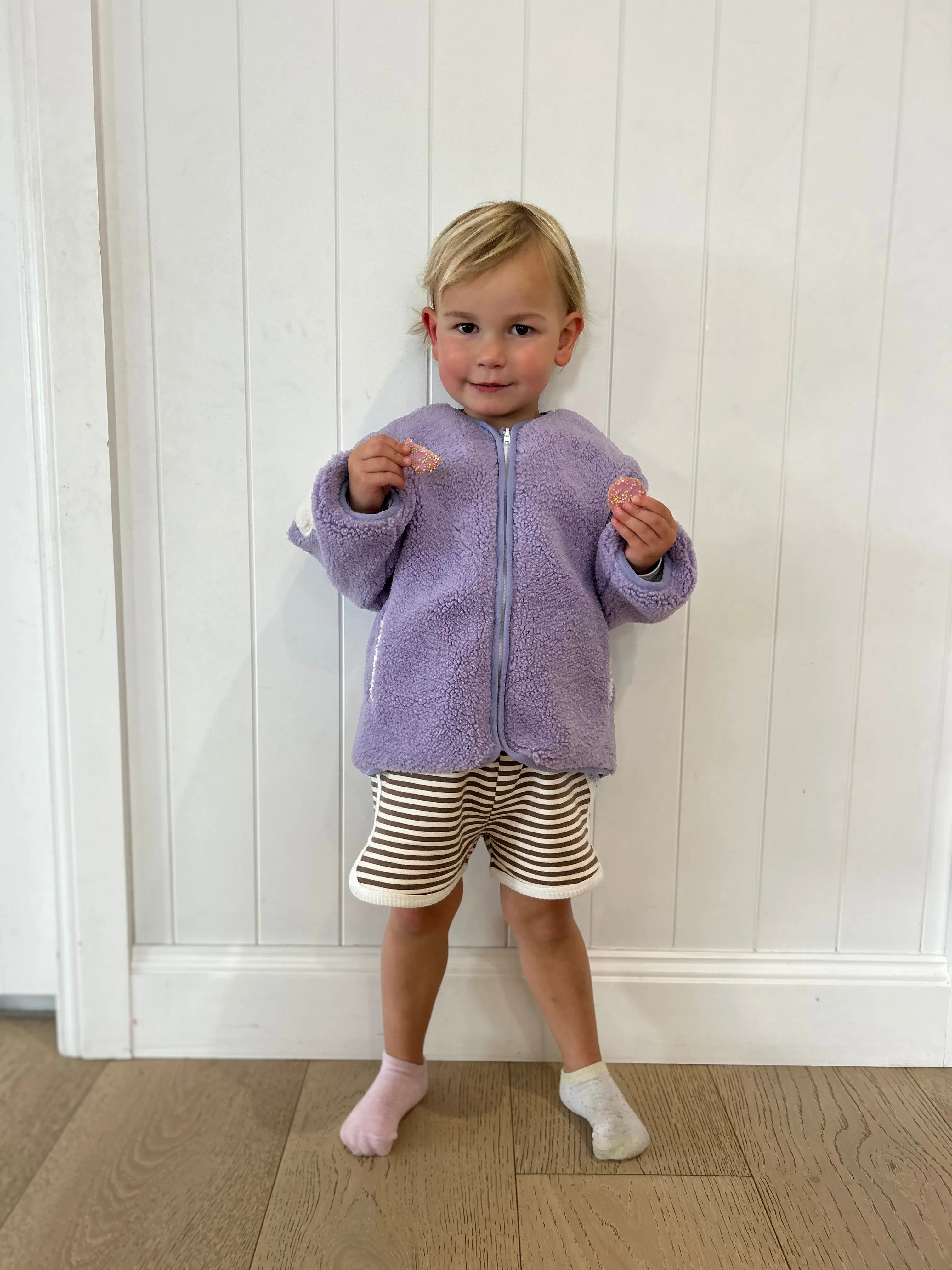 Pip + Lenny Lilac Cosy Coat