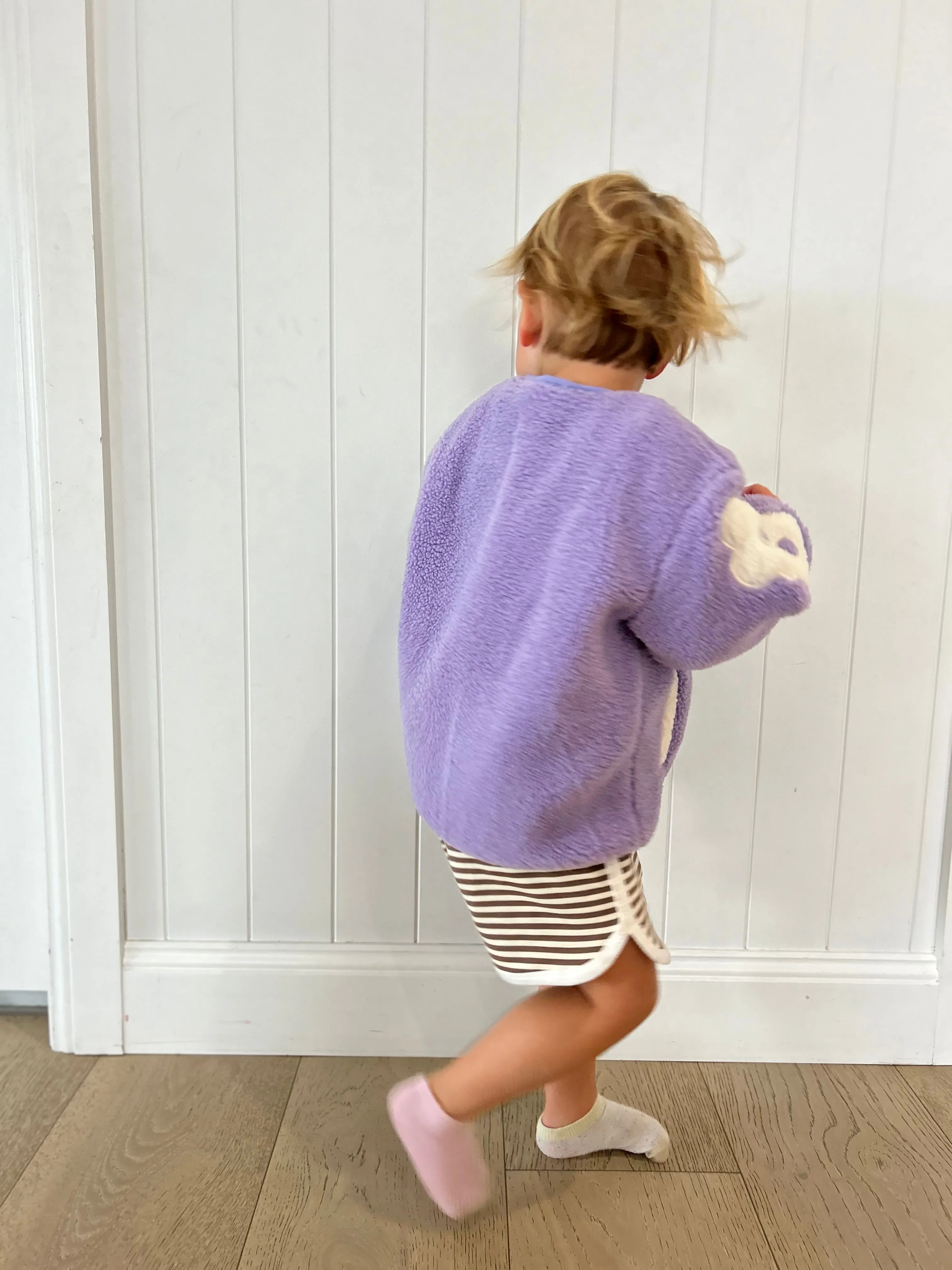 Pip + Lenny Lilac Cosy Coat