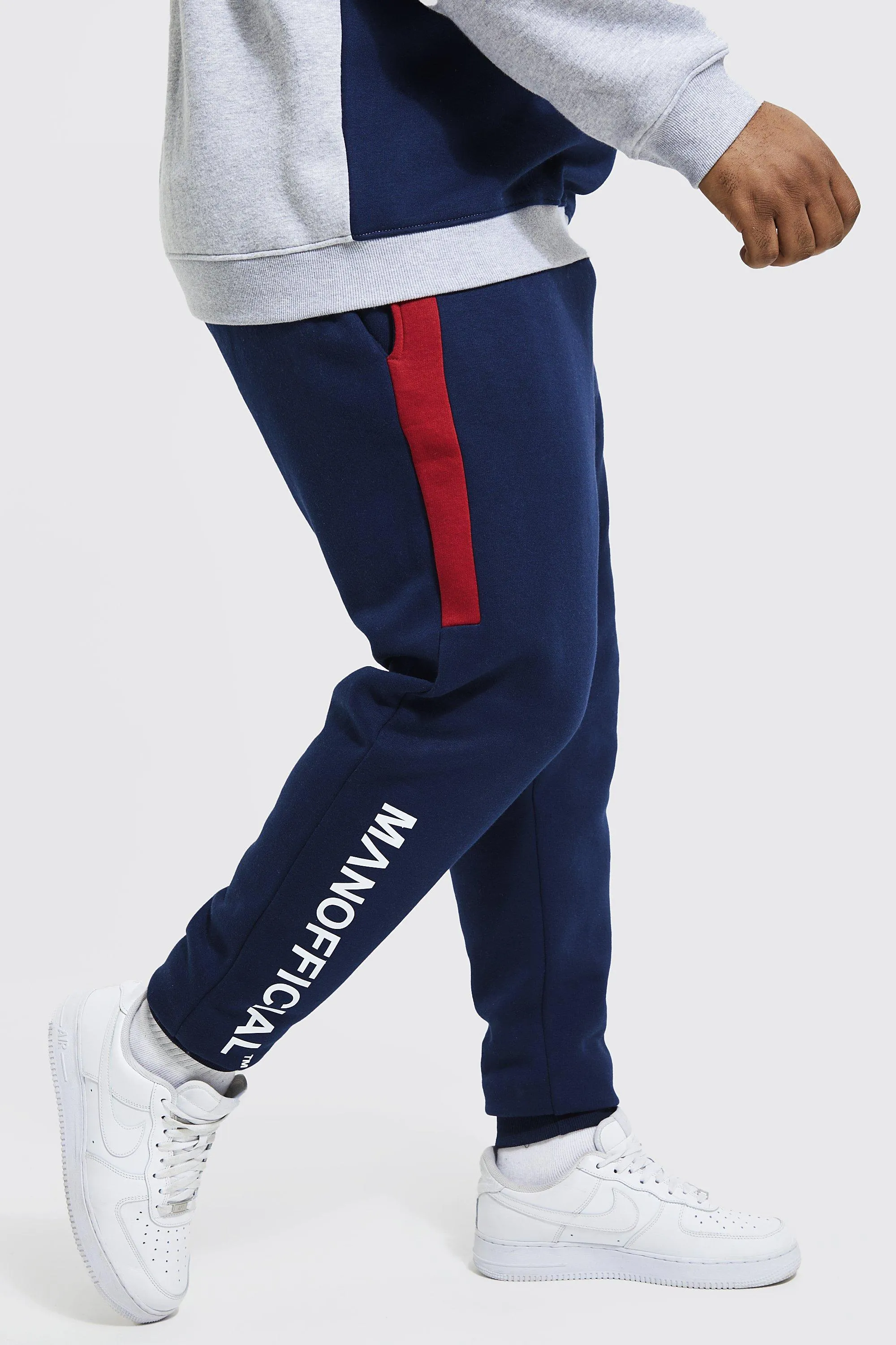 Plus Man Official Skinny Fit Joggers | boohooMAN UK