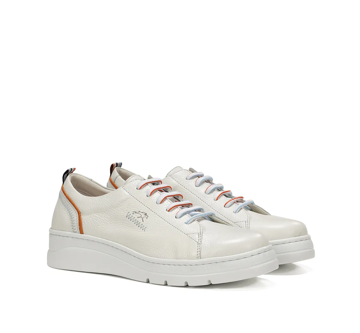 POMPAS F1422 White Sneakers