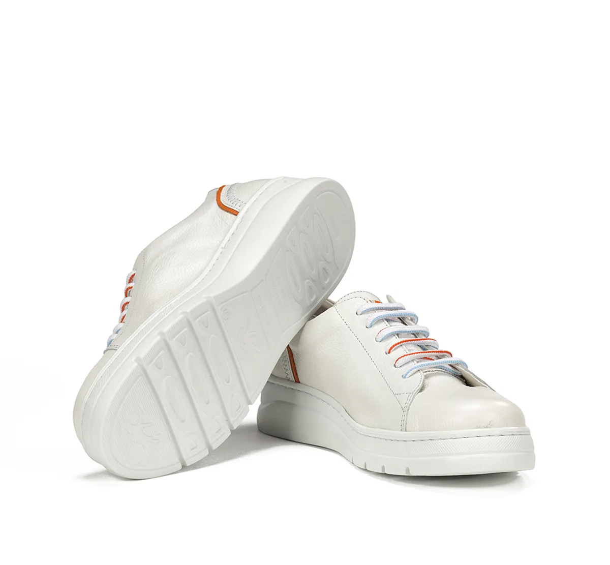 POMPAS F1422 White Sneakers