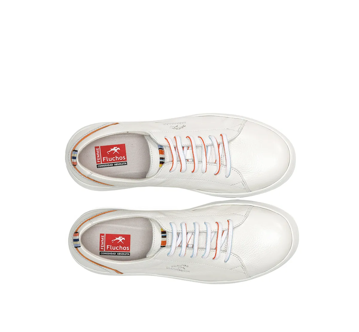 POMPAS F1422 White Sneakers