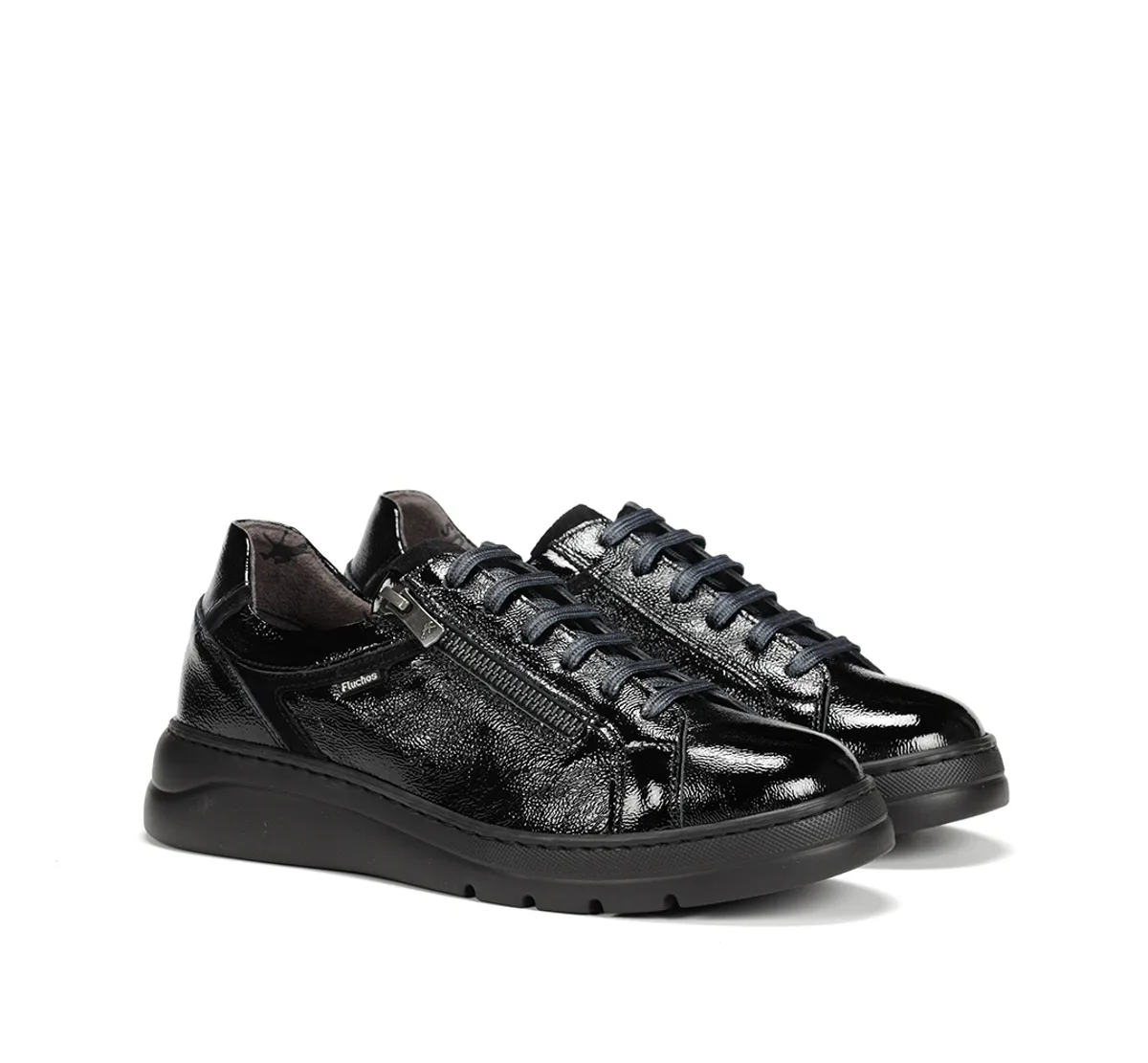 POMPAS F1666 Black Sneakers