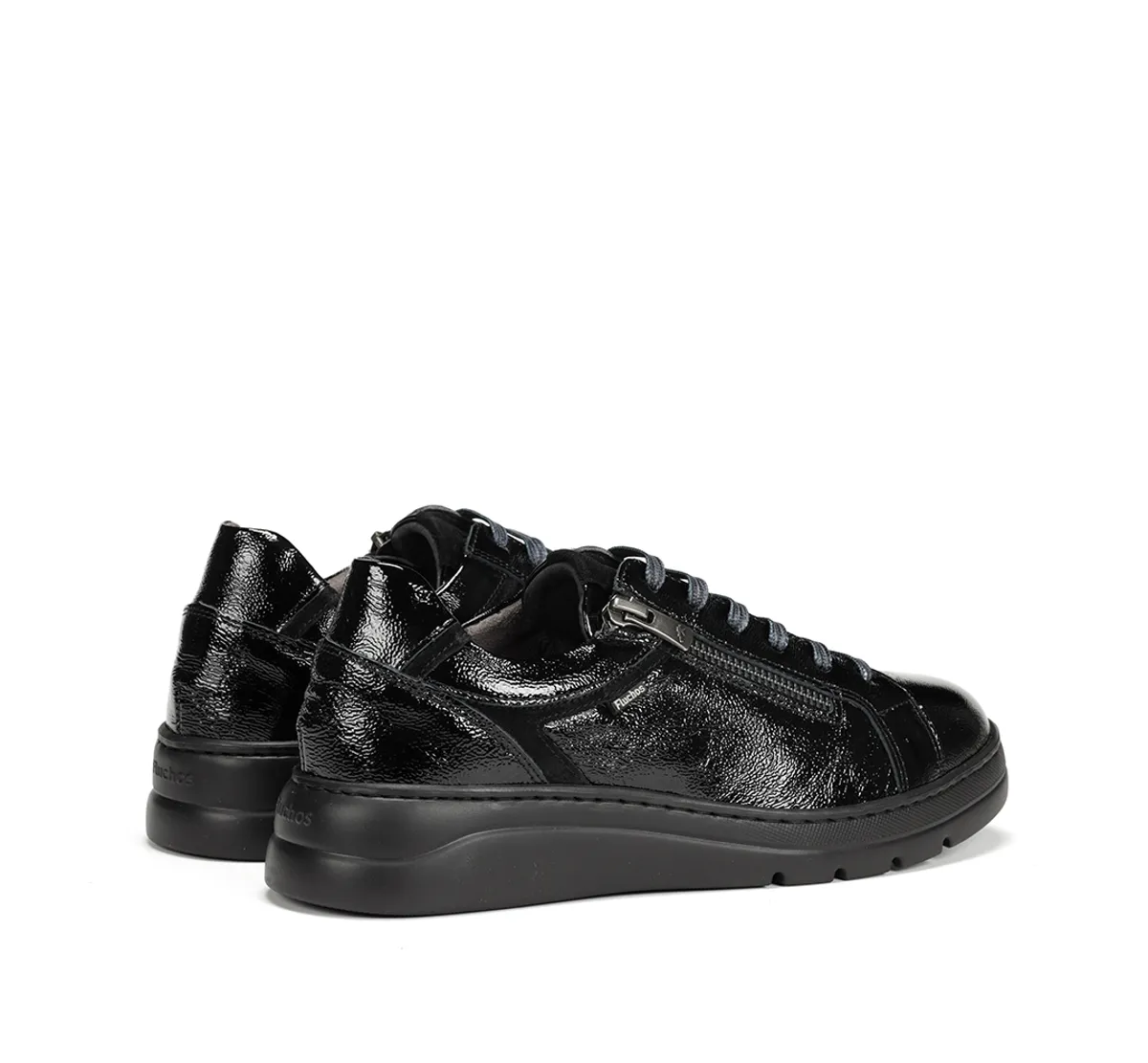 POMPAS F1666 Black Sneakers