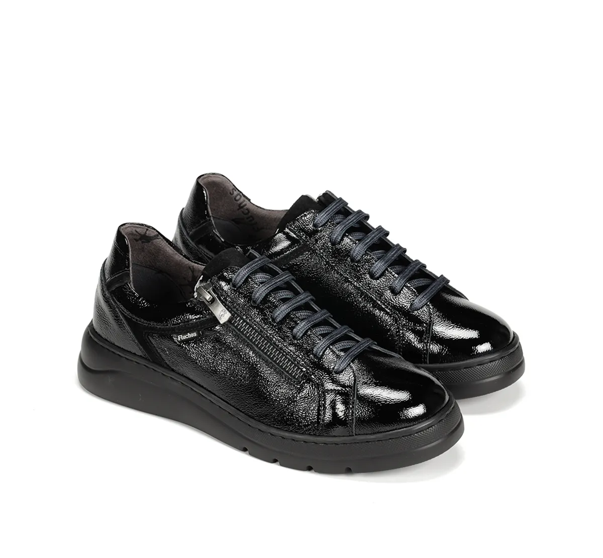 POMPAS F1666 Black Sneakers