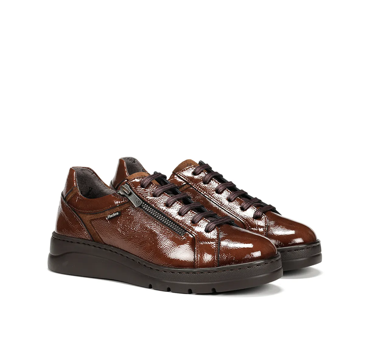 POMPAS F1666 Brown Sneakers