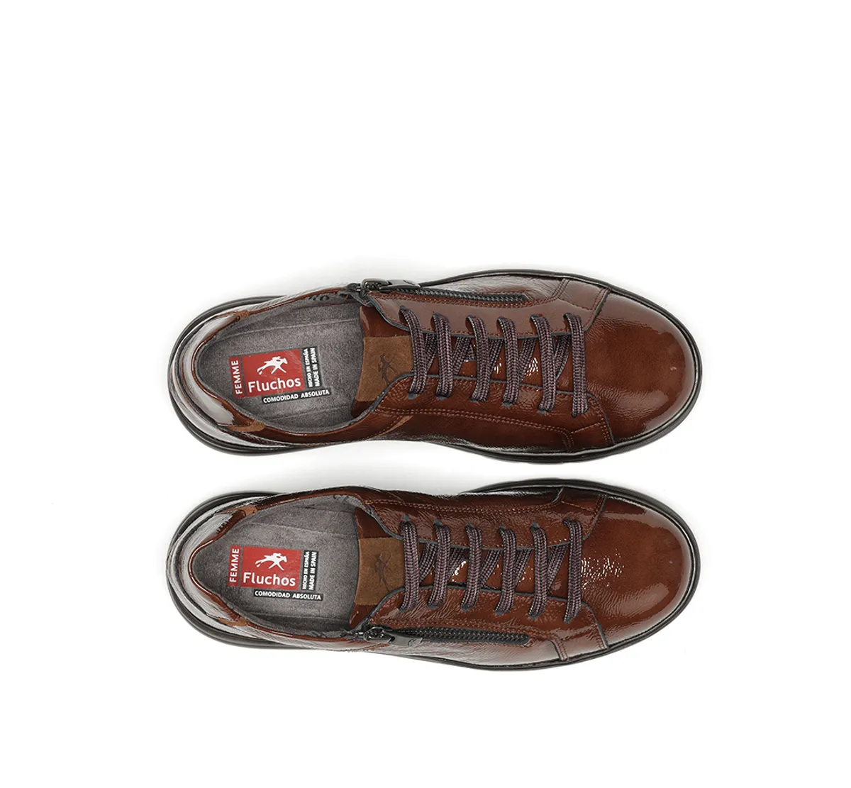 POMPAS F1666 Brown Sneakers