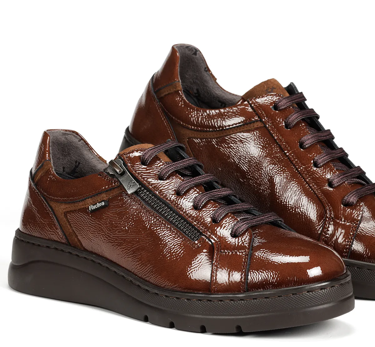 POMPAS F1666 Brown Sneakers