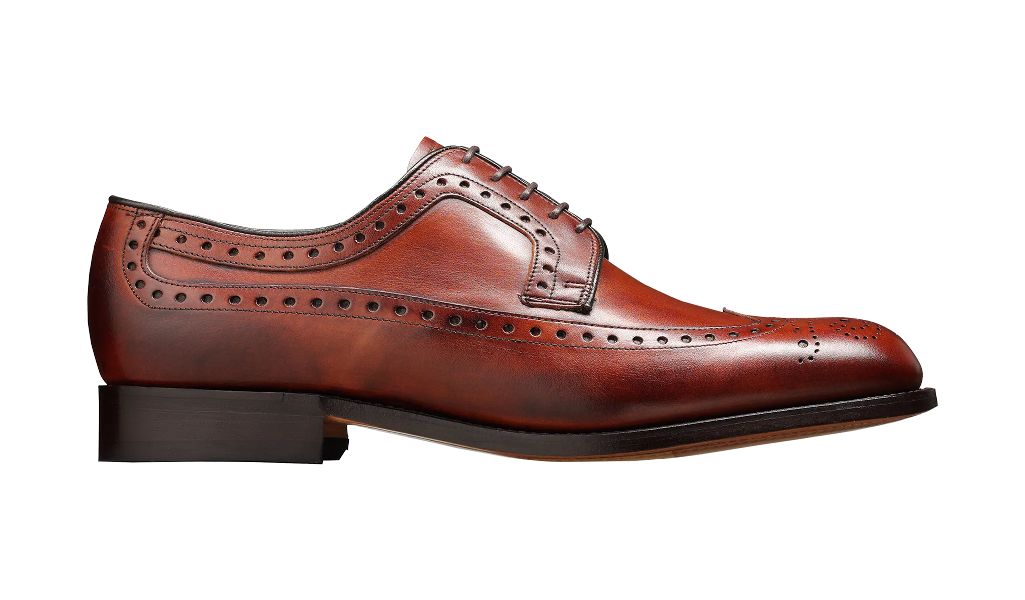 Portrush - Walnut Calf Wingtip Derby