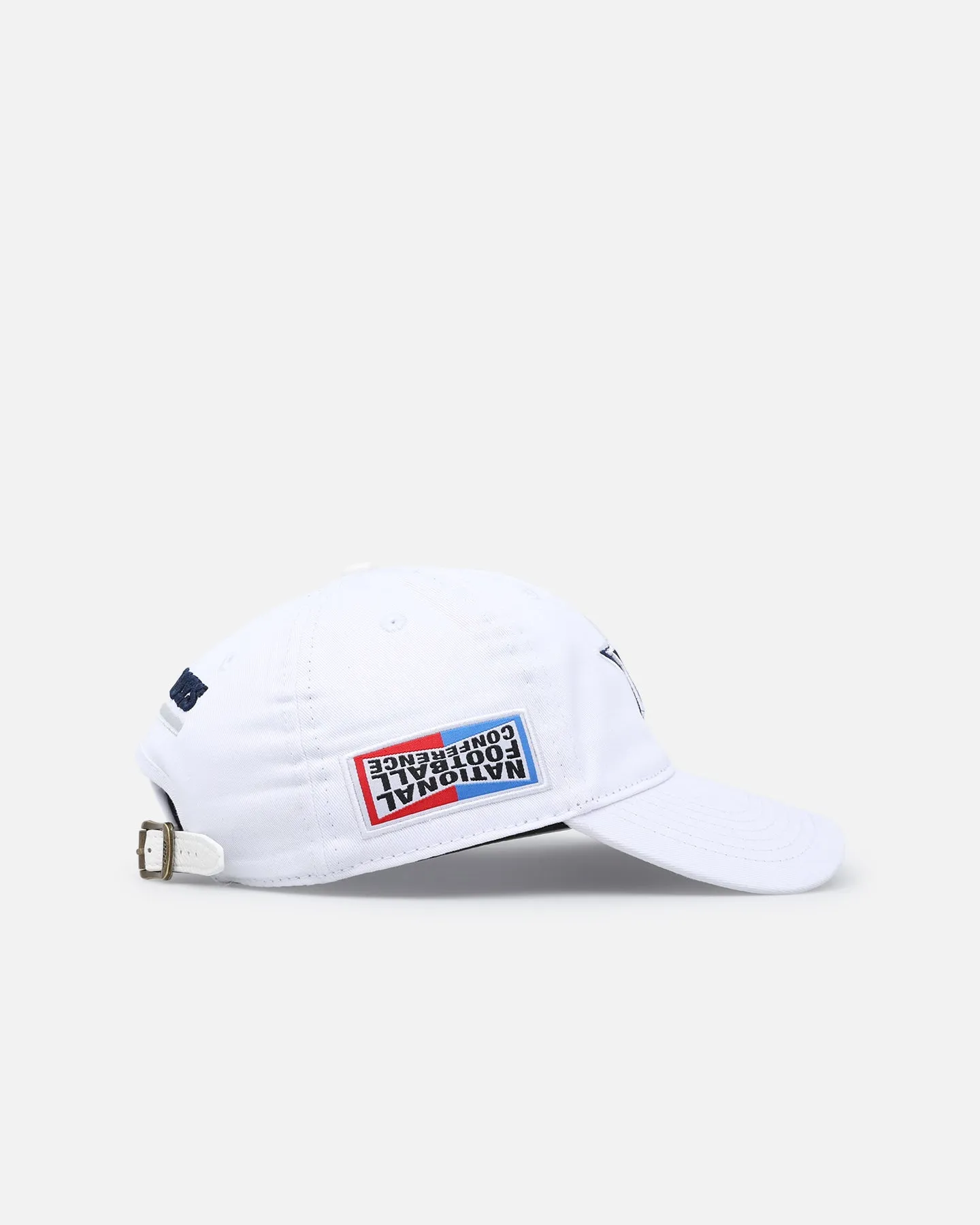 Dallas Cowboys Fast Lane Logo White Strapback Dad Hat