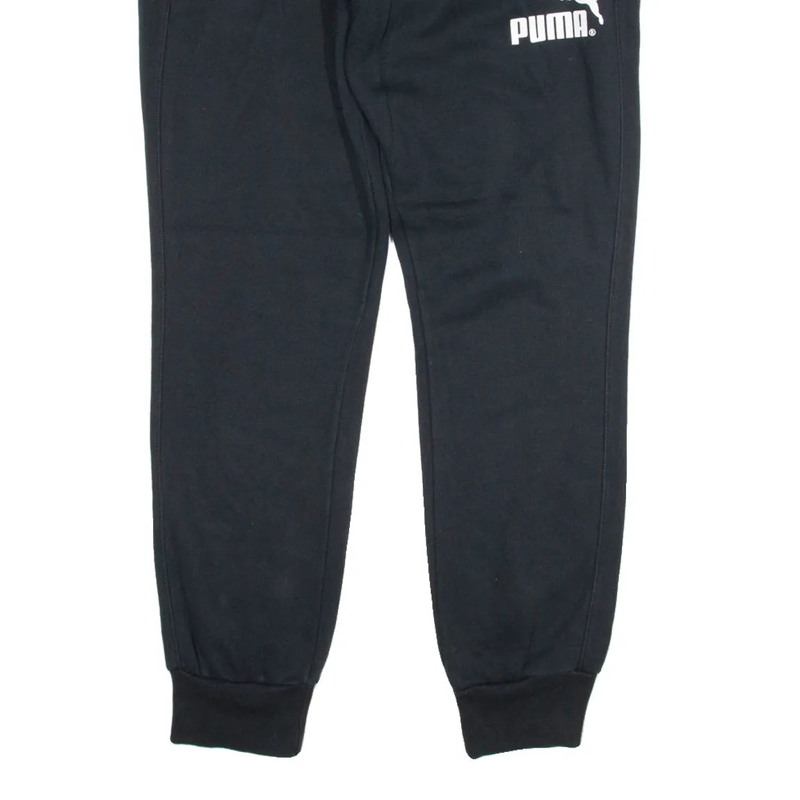 PUMA Mens Joggers Black Tapered XL W36 L30