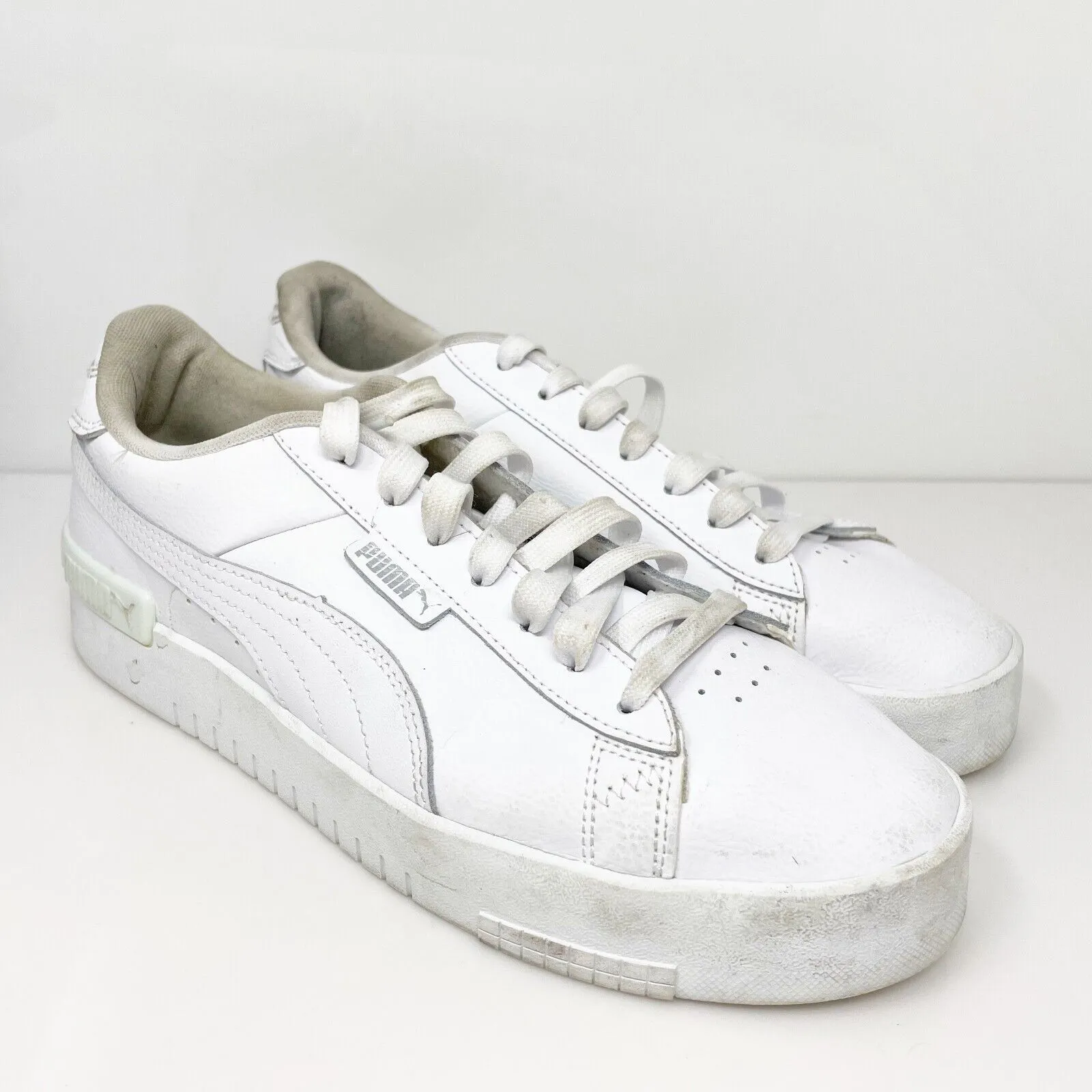 Puma Womens Jada 380751-02 White Casual Shoes Sneakers Size 10