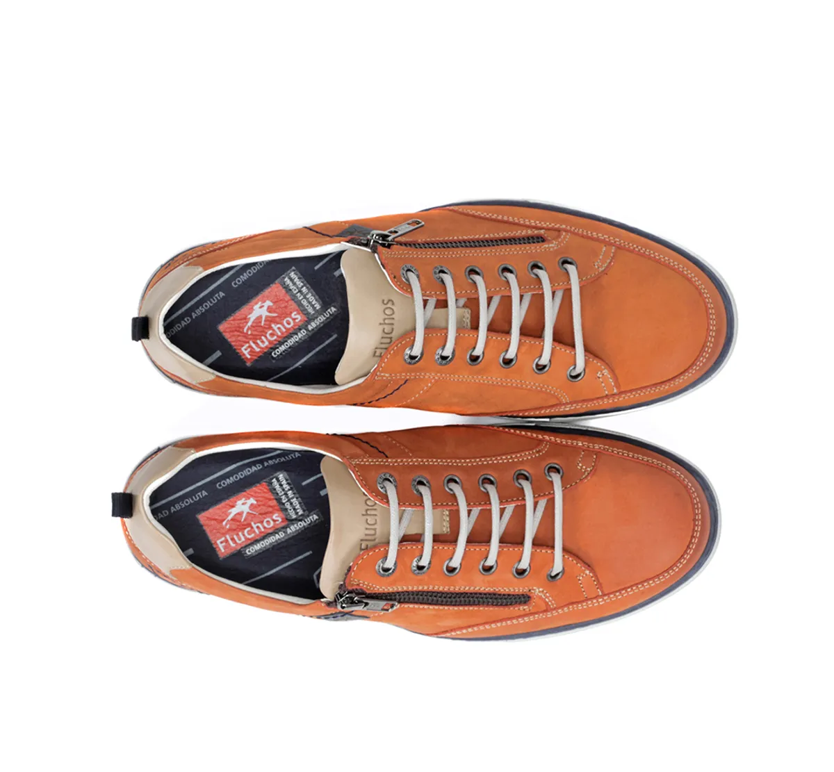 QUEBEC 9376 Orange Sneakers