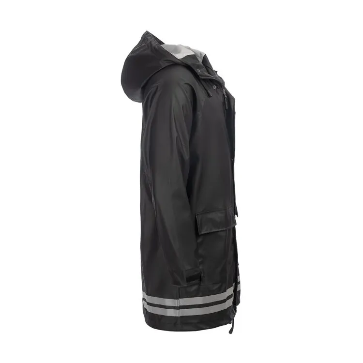 Classic Black Unisex Rain Coat