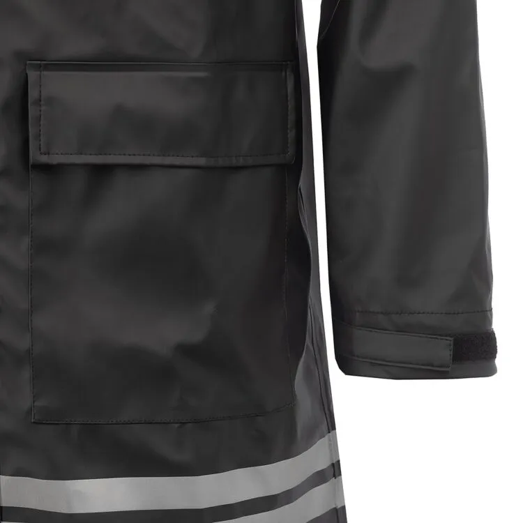 Classic Black Unisex Rain Coat