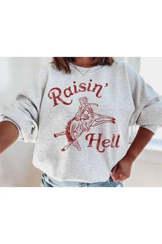 Graphic RAISIN HELL Sweatshirt