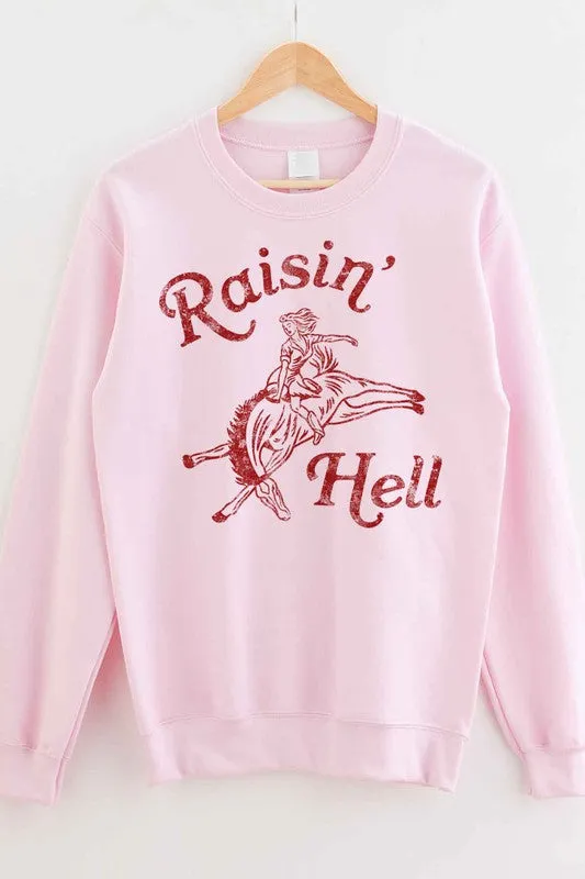 Graphic RAISIN HELL Sweatshirt