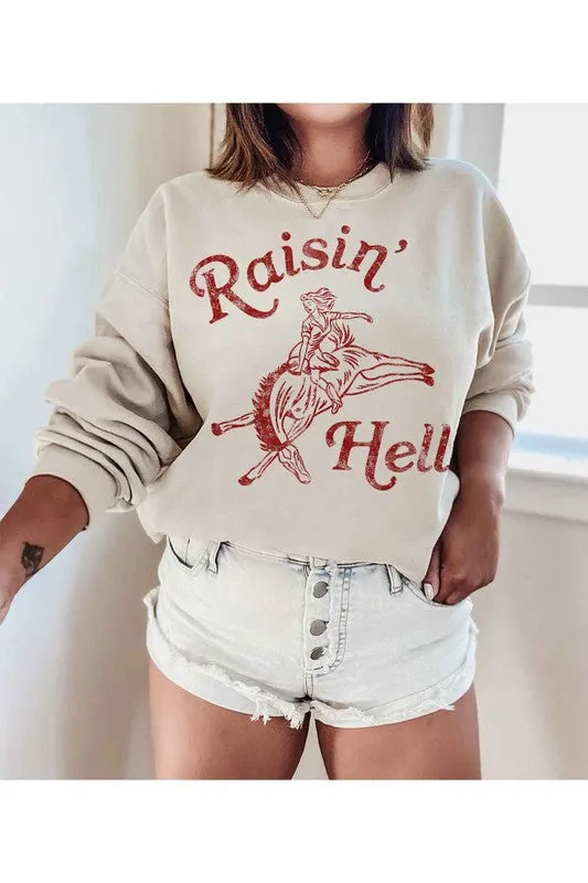 Graphic RAISIN HELL Sweatshirt