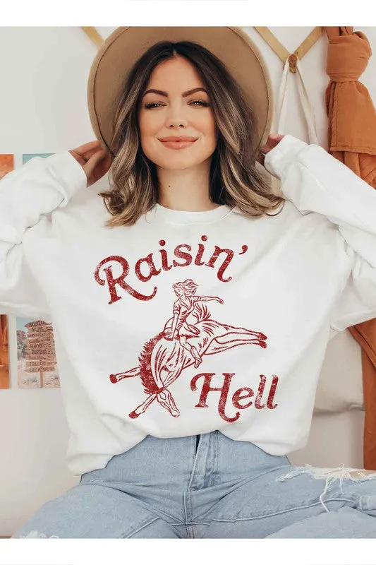 Graphic RAISIN HELL Sweatshirt