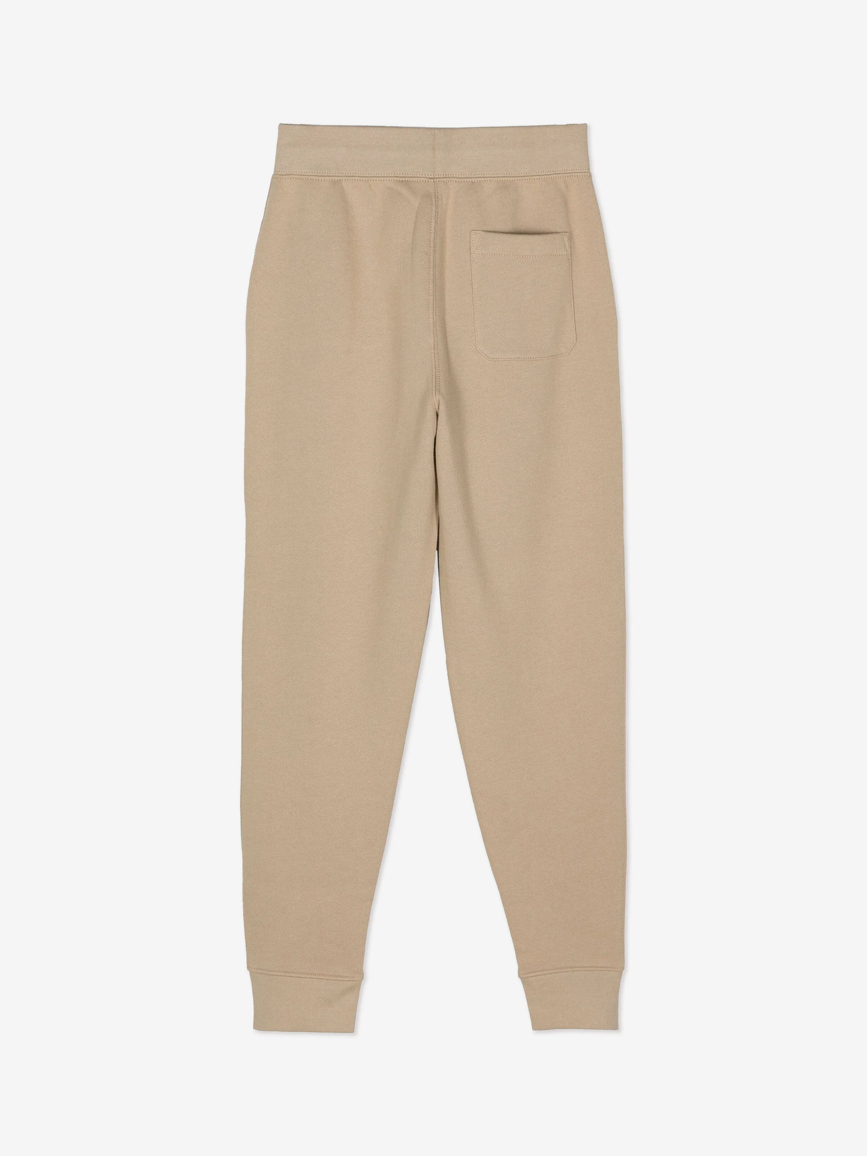 Ralph Lauren Boys Logo Joggers in Beige