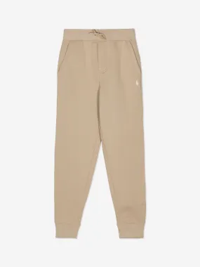 Ralph Lauren Boys Logo Joggers in Beige