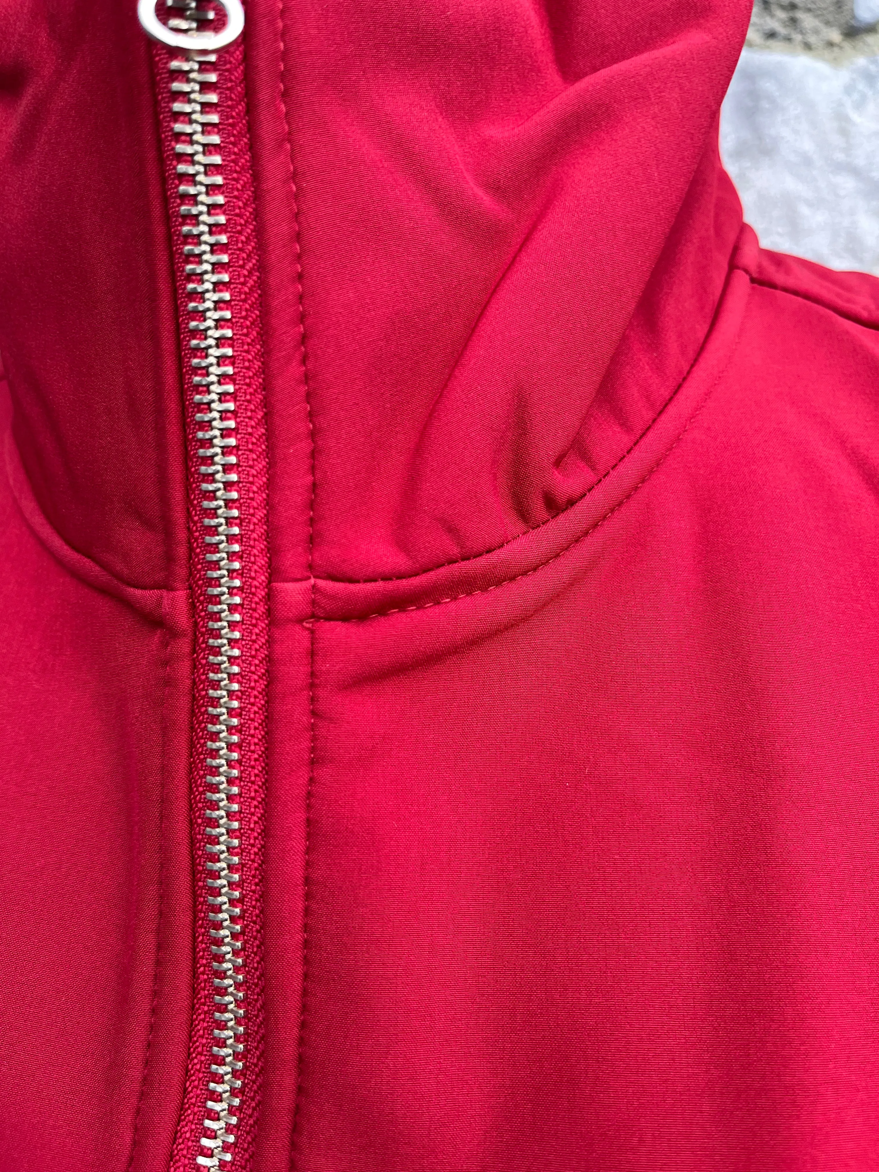 Red thermal jacket size UK 8-10