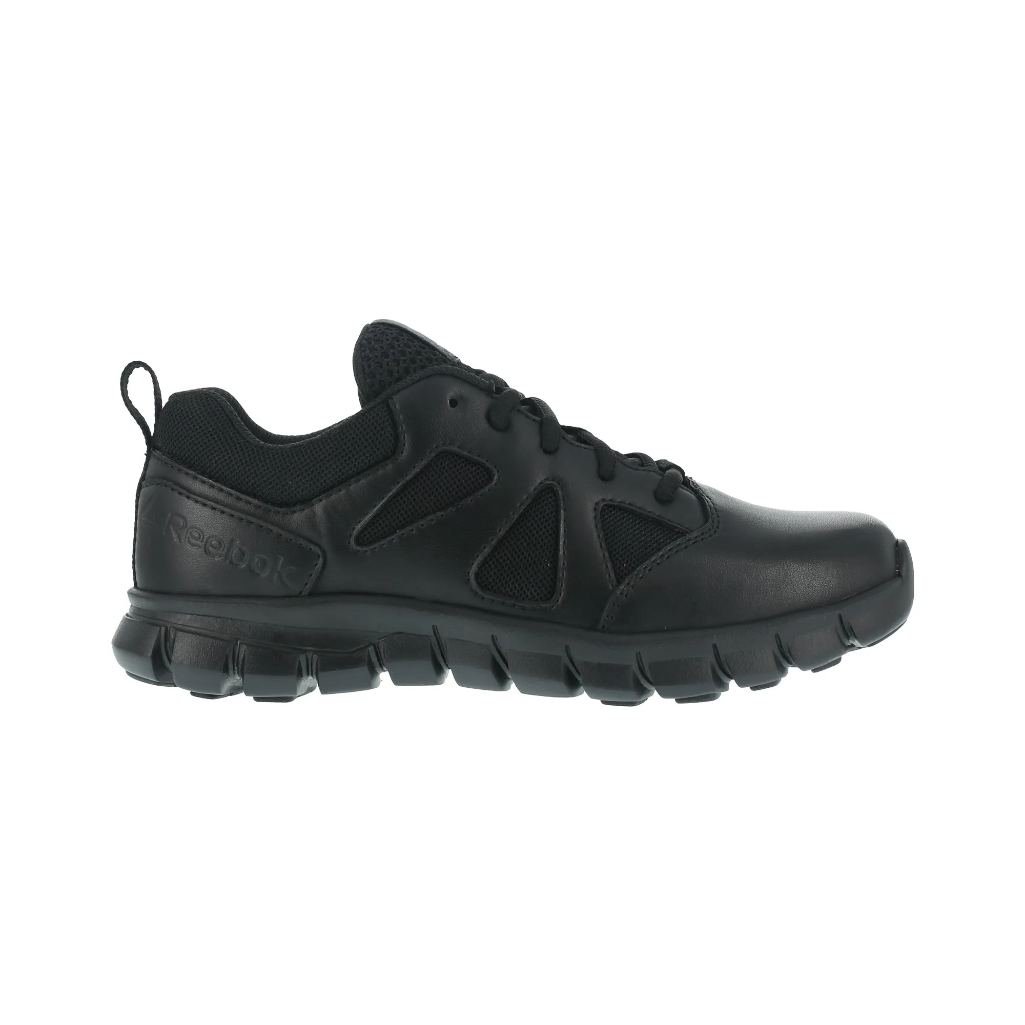 Black Leather Work Shoes for Men by Reebok