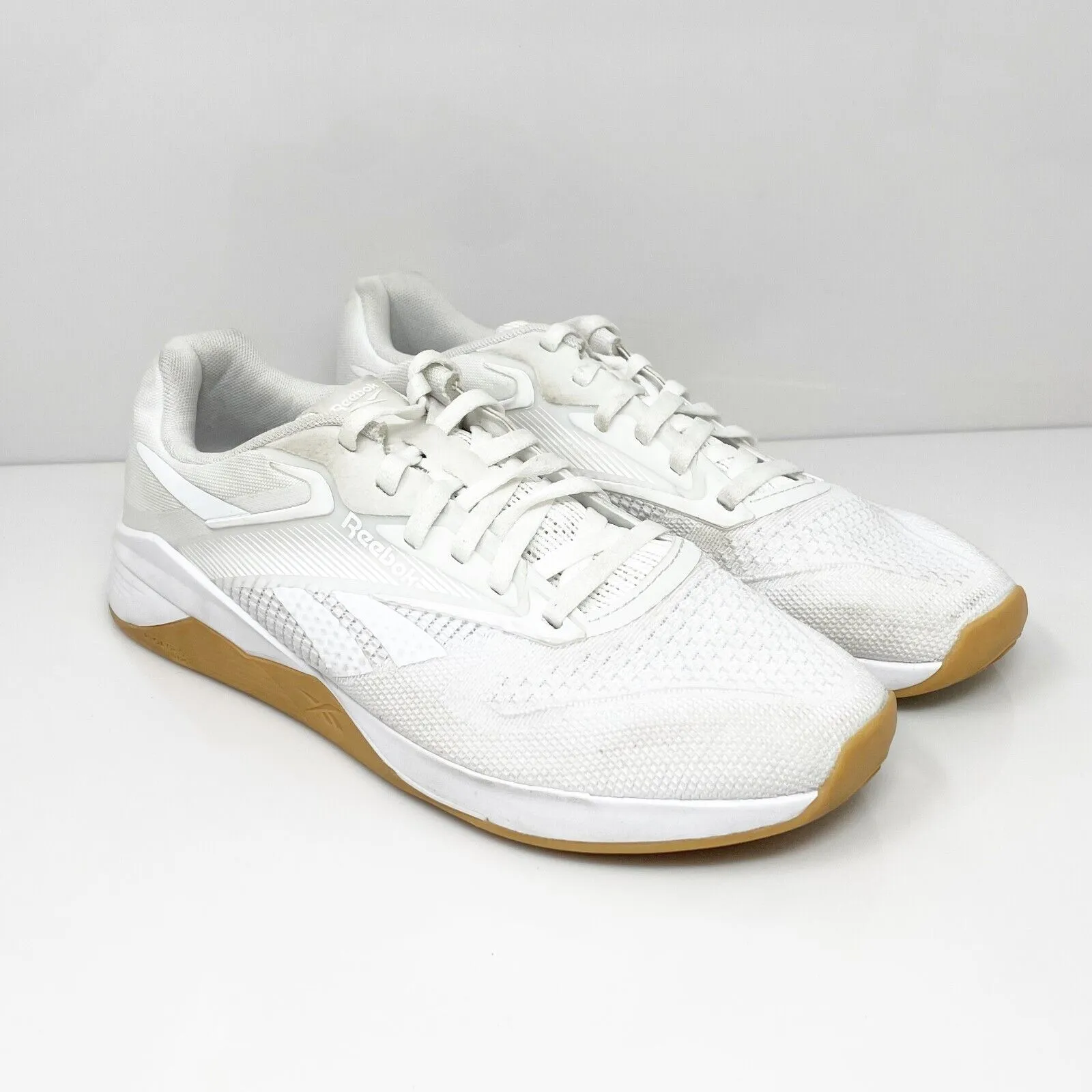 Reebok Womens Nano X4 100074779 White Running Shoes Sneakers Size 9