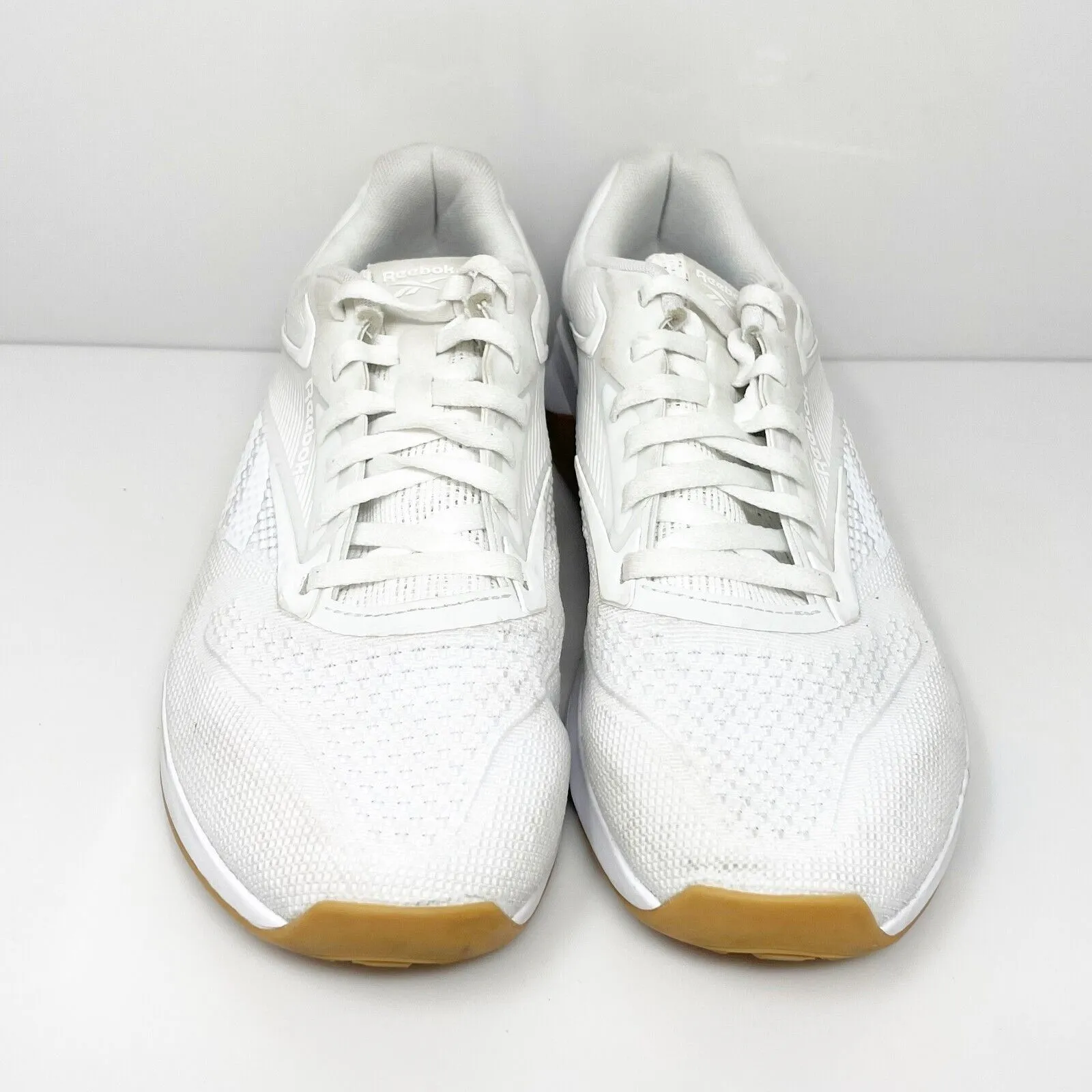 Reebok Womens Nano X4 100074779 White Running Shoes Sneakers Size 9