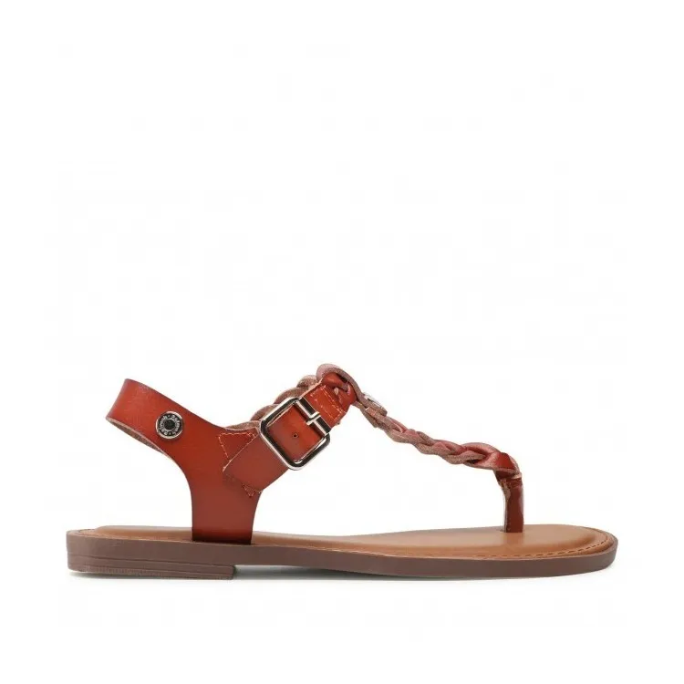 79421 Sandali Donna Infradito Flat Cuoio - Get Stylish Women's Leather Sandals