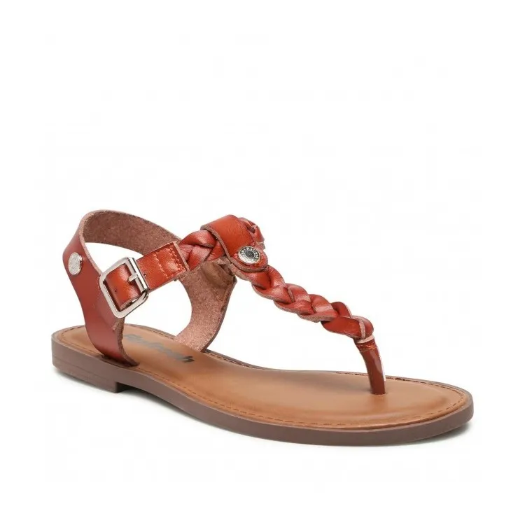 79421 Sandali Donna Infradito Flat Cuoio - Get Stylish Women's Leather Sandals