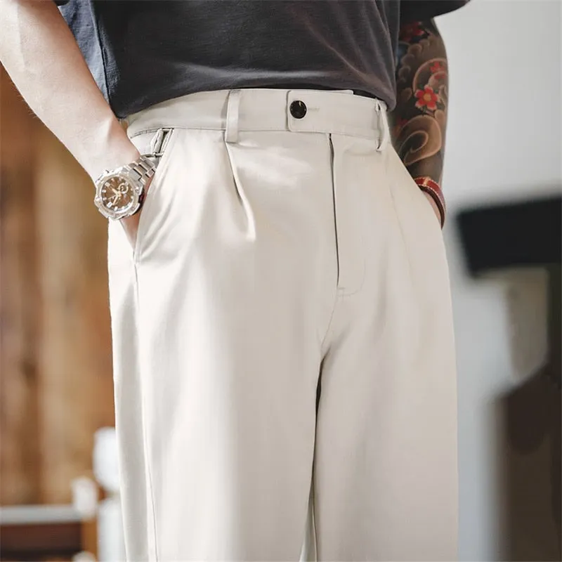 Relaxed Fit Suit Trousers