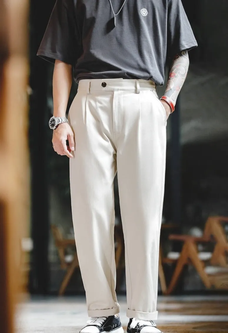 Relaxed Fit Suit Trousers