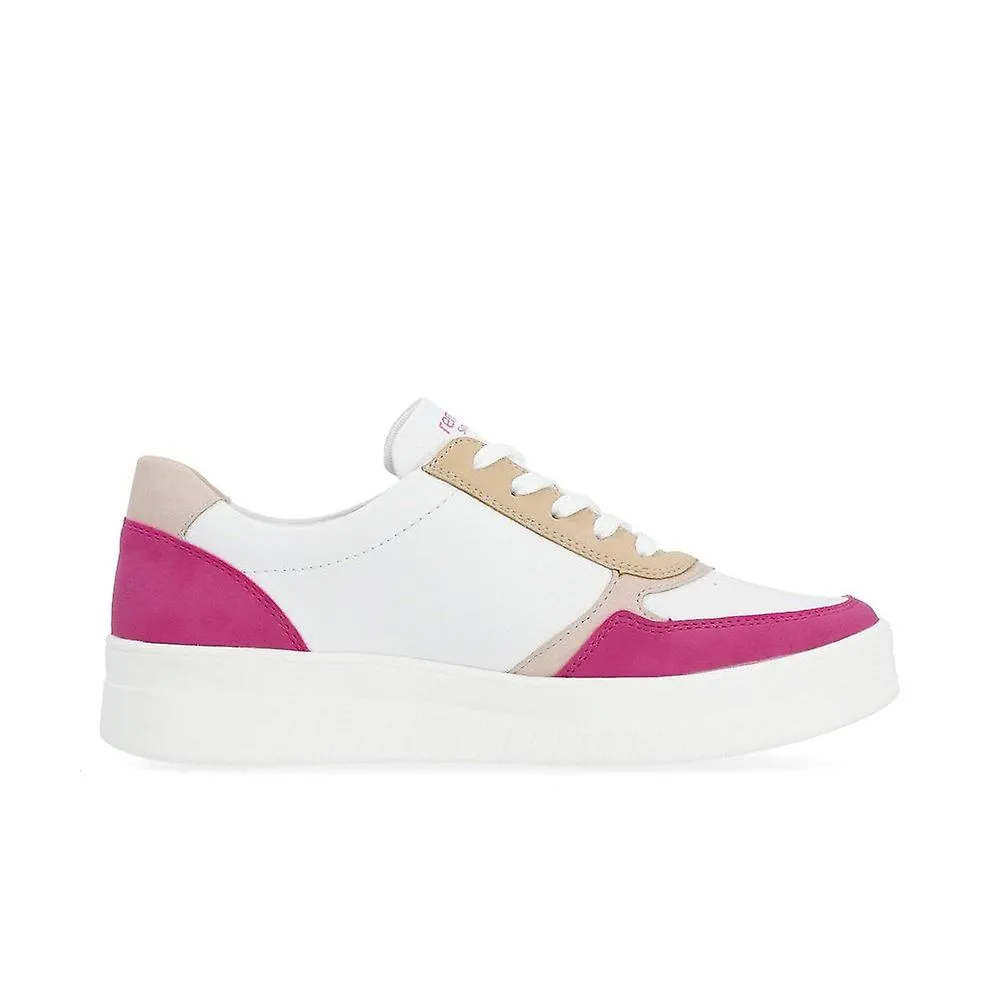 Remonte Women's Casual Trainers - Magenta/White