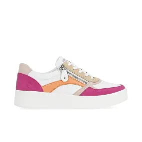 Remonte Women's Casual Trainers - Magenta/White