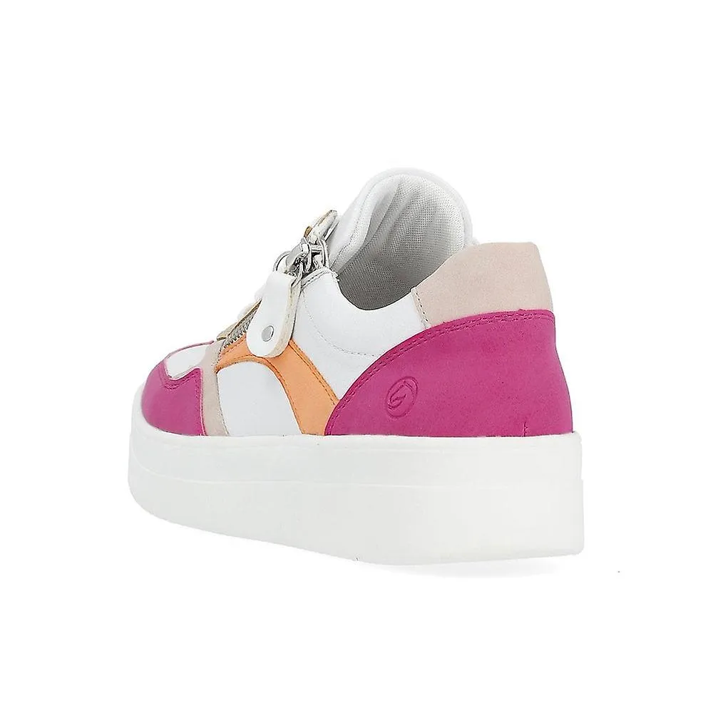 Remonte Women's Casual Trainers - Magenta/White