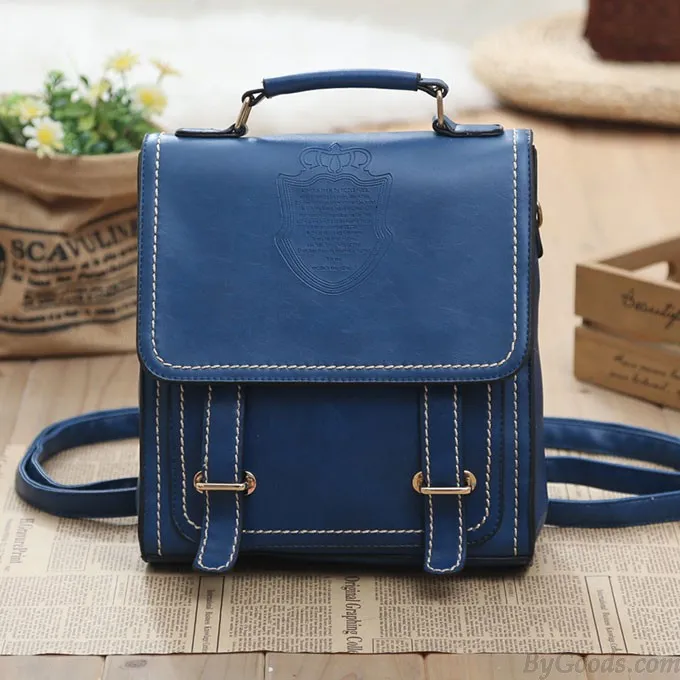 Retro College Backpacks - Antiqued Fashion Travel Bags