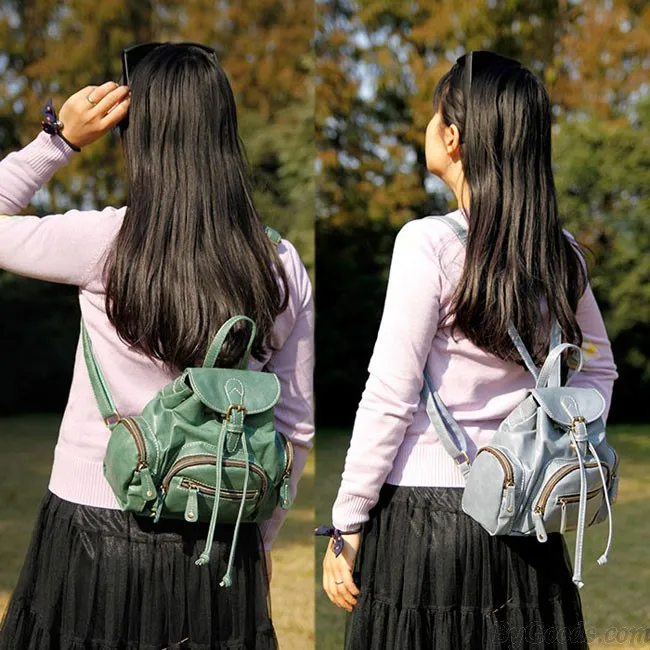 Retro Style Small Fashionable Women's Backpacks