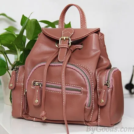 Retro Style Small Fashionable Women's Backpacks