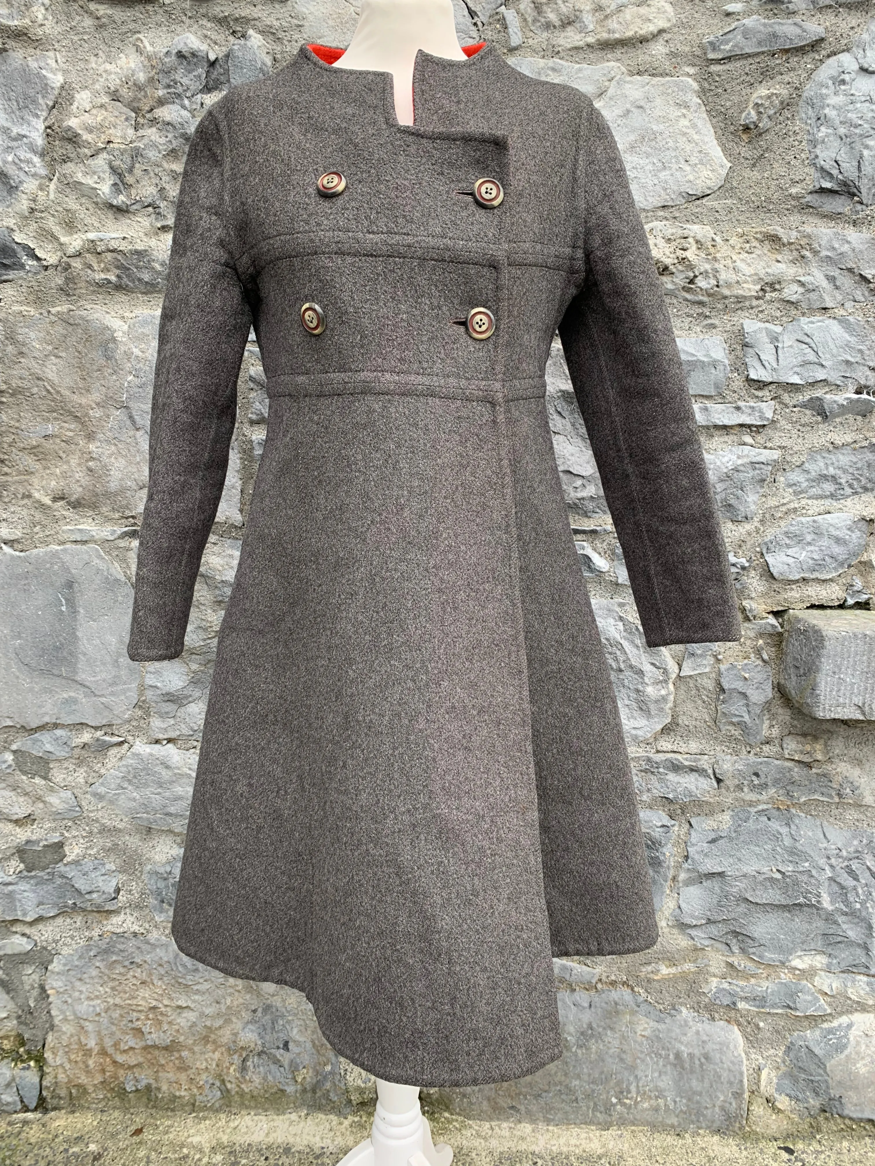 Reversible wool coat UK size 8-10