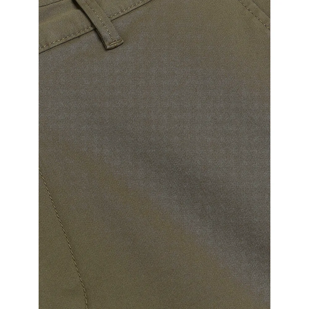 River Island Flat-Front Chino Shorts