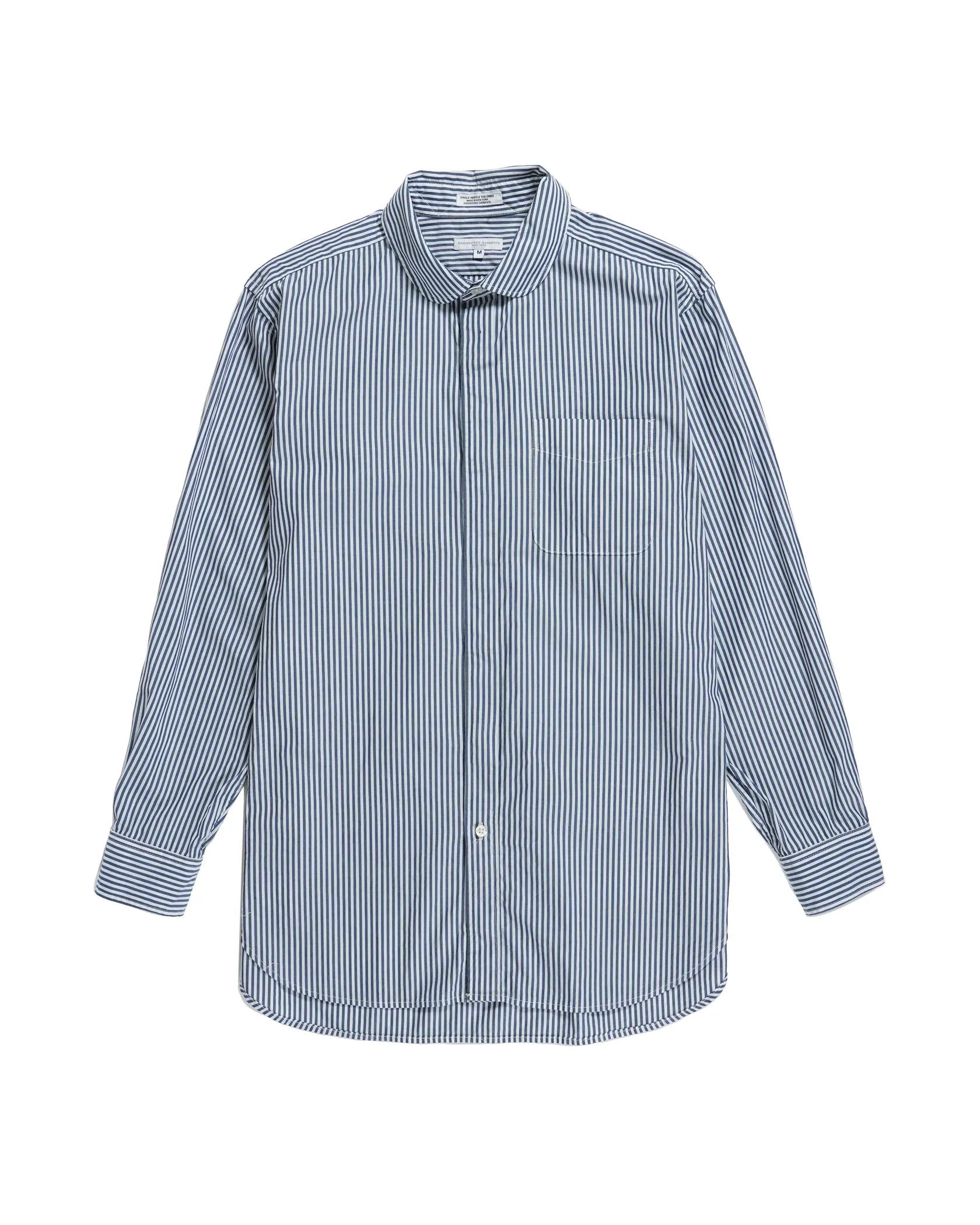 Shirt with Rounded Collar