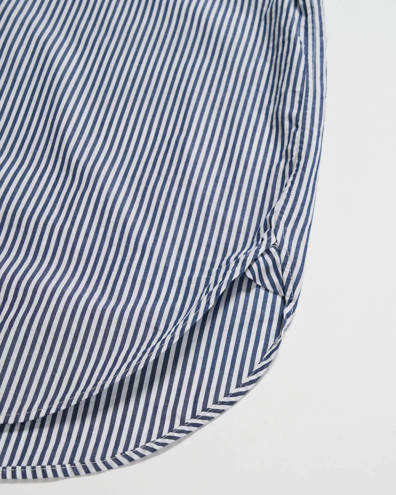 Shirt with Rounded Collar