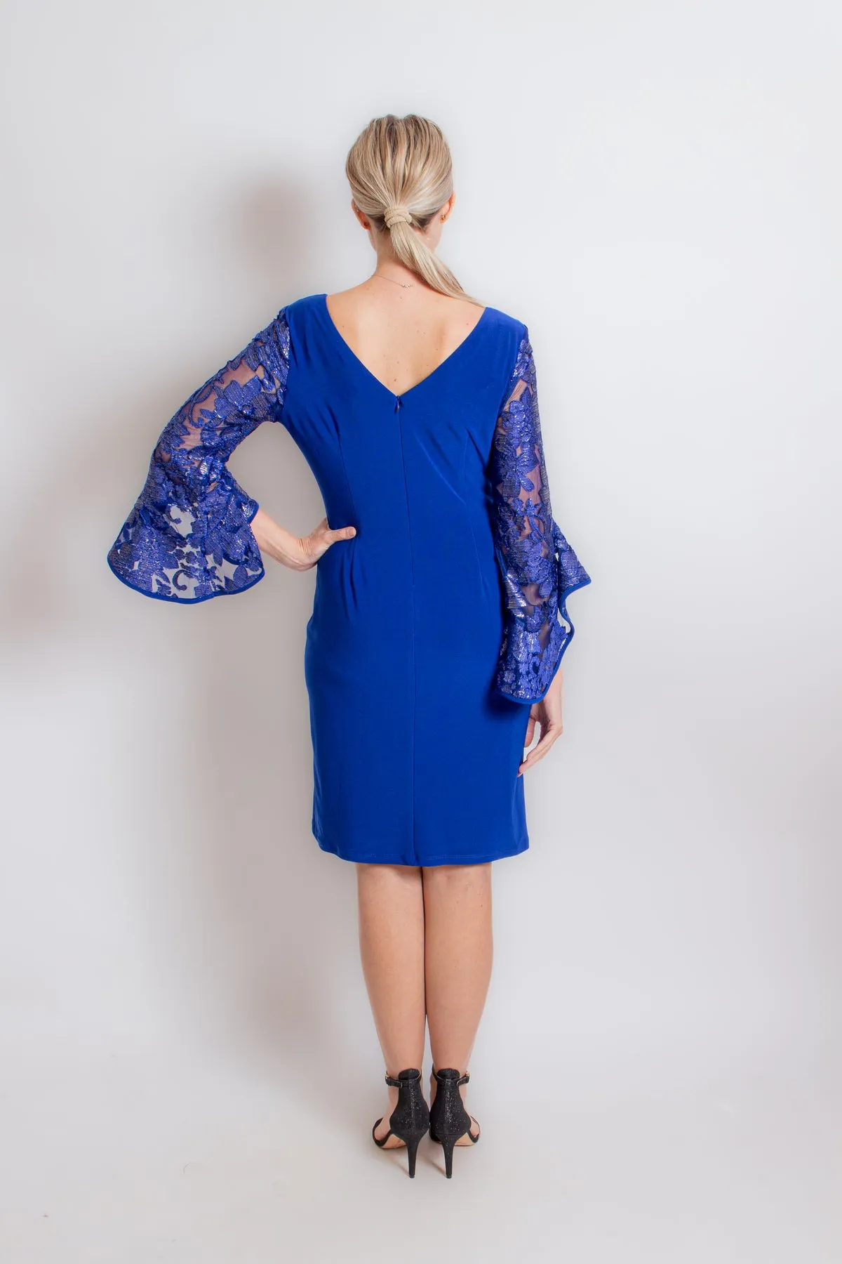 Royal Blue Midi Dress